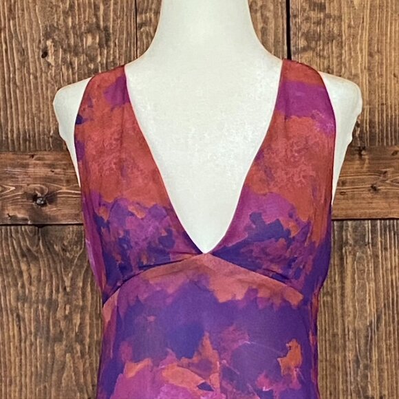 Dark Fairy Boho Whimsigoth Tiered Ruffle Fit and Flare Maxi dress Sz M - Picture 5 of 8